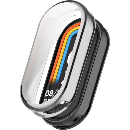 Kup Bizon Case Watch Felipe Xiaomi Mi Smart Band 8 argintiu - BIZ3548 - {ean13} - Sklep Home Screen