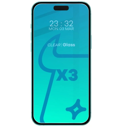 Kup BIZON Clear 3x sticlă pentru ecran + sticlă pentru cameră Apple iPhone 15 - BIZ3549 - {ean13} - Sklep Home Screen