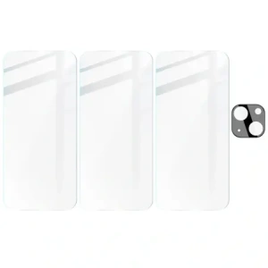 Buy BIZON Clear 3x screen glass + camera glass Apple iPhone 15 - BIZ3549 - {ean13} - Home Screen Store Europe
