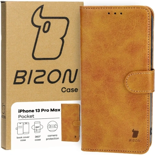 Kup Bizon Case Pocket Apple iPhone 13 Pro Max barna - BIZ3553 - {ean13} - Sklep Home Screen