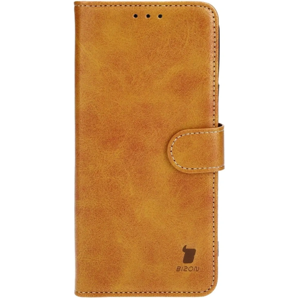 Etui z klapką Bizon Case Pocket do Apple iPhone 13 Pro Max brązowe