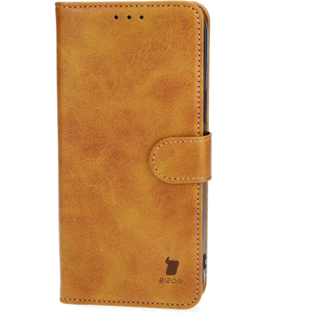 Etui z klapką Bizon Case Pocket do Apple iPhone 13 Pro Max brązowe