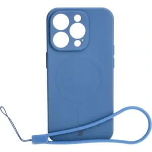 Kup Etui silikonowe z pierścieniem magnetycznym Bizon Case Silicone Magnetic do Apple iPhone 15 Pro granatowe - BIZ3560 - {ean13} - Sklep Home Screen
