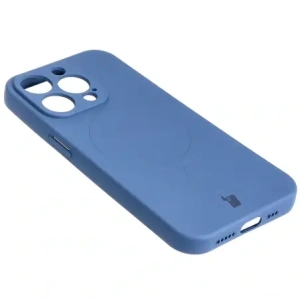 Kup Etui silikonowe z pierścieniem magnetycznym Bizon Case Silicone Magnetic do Apple iPhone 15 Pro granatowe - BIZ3560 - {ean13} - Sklep Home Screen