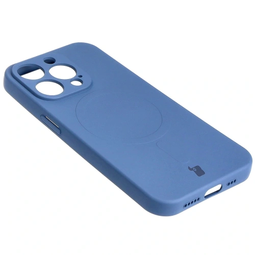Kup Bizon Case Szilikon Magnetic Apple iPhone 15 Pro sötétkék - BIZ3560 - {ean13} - Sklep Home Screen