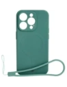 Kup Bizon Case Silikon Magnetic Apple iPhone 15 Pro dunkelgrün - BIZ3561 - {ean13} - Sklep Home Screen