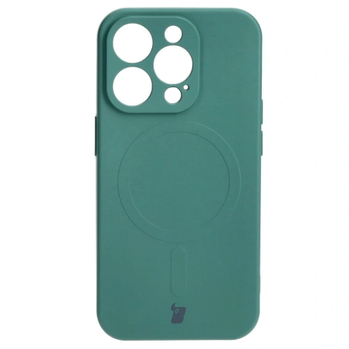 Kup Bizon Case Silikon Magnetic Apple iPhone 15 Pro dunkelgrün - BIZ3561 - {ean13} - Sklep Home Screen