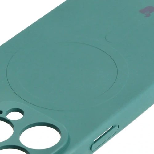 Kup Bizon Case Szilikon Magnetic Apple iPhone 15 Pro sötét zöld - BIZ3561 - {ean13} - Sklep Home Screen