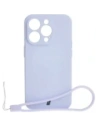 Bizon Case Silicone Magnetic Apple iPhone 15 Pro violet deschis