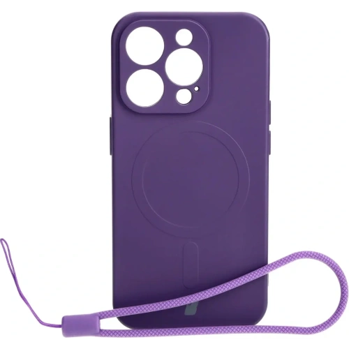 Kup Bizon Case Silikon Magnetic Apple iPhone 15 Pro Pflaume - BIZ3564 - {ean13} - Sklep Home Screen