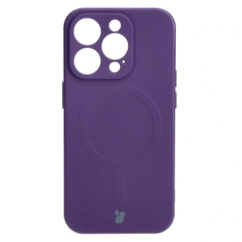 Kup Bizon Case Silikon Magnetic Apple iPhone 15 Pro Pflaume - BIZ3564 - {ean13} - Sklep Home Screen
