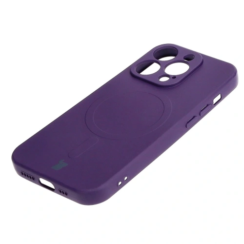 Kup Bizon Case Silikon Magnetic Apple iPhone 15 Pro Pflaume - BIZ3564 - {ean13} - Sklep Home Screen