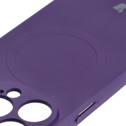 Kup Bizon Case Silikon Magnetic Apple iPhone 15 Pro Pflaume - BIZ3564 - {ean13} - Sklep Home Screen