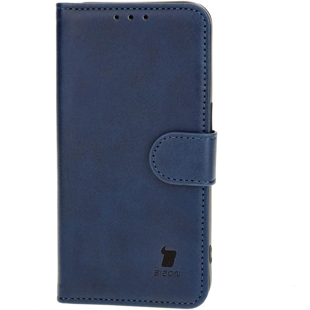 Etui z klapką Bizon Case Pocket do Apple iPhone 15 Pro granatowe