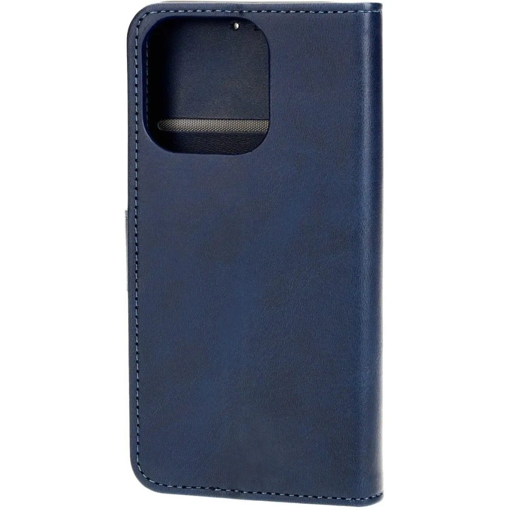 Etui z klapką Bizon Case Pocket do Apple iPhone 15 Pro granatowe