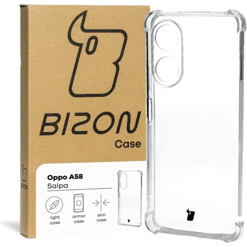 Buy Bizon Case Salpa Oppo A58 4G clear - BIZ3568 - {ean13} - Home Screen Store Europe