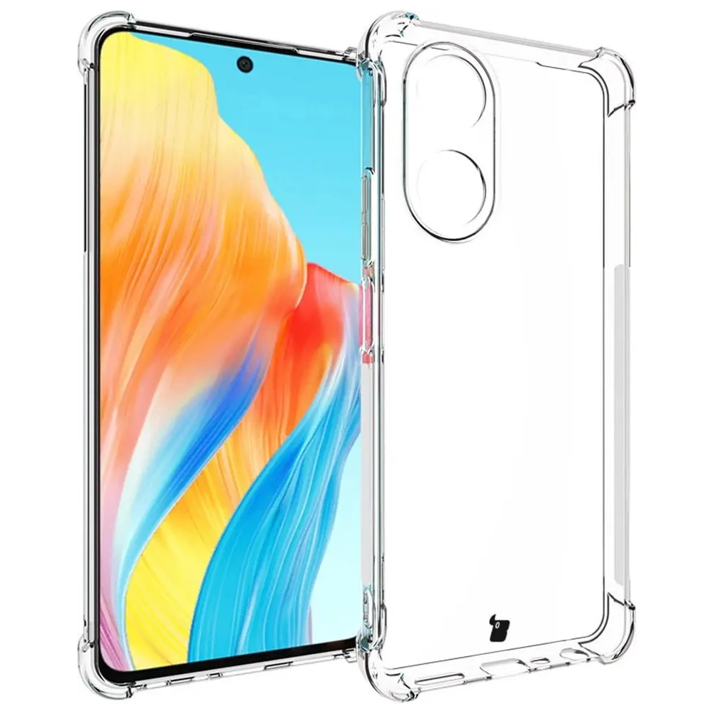 Elastyczne etui Bizon Case Salpa do Oppo A58 4G przezroczyste