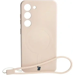 Buy Bizon Case Silicone Magnetic Samsung Galaxy S23 beige - BIZ3570 - {ean13} - Home Screen Store Europe