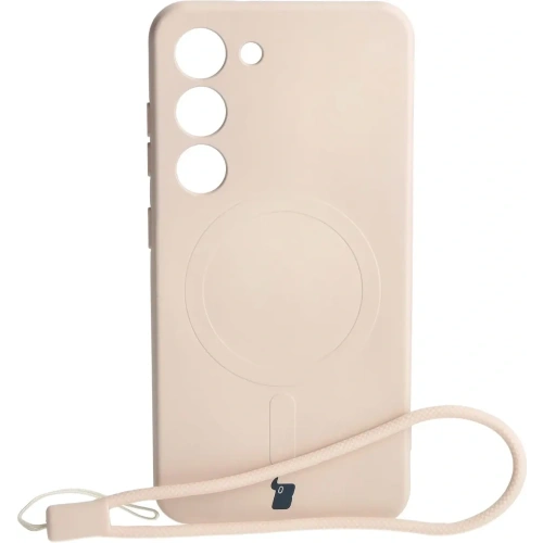 Kup Bizon Case Silikon Magnetic Samsung Galaxy S23 beige - BIZ3570 - {ean13} - Sklep Home Screen