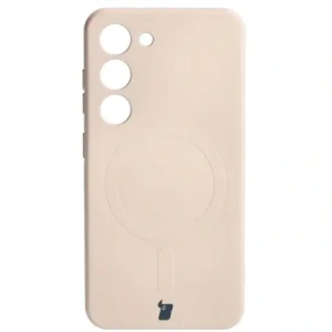 Kup Bizon Case Silikon Magnetic Samsung Galaxy S23 beige - BIZ3570 - {ean13} - Sklep Home Screen
