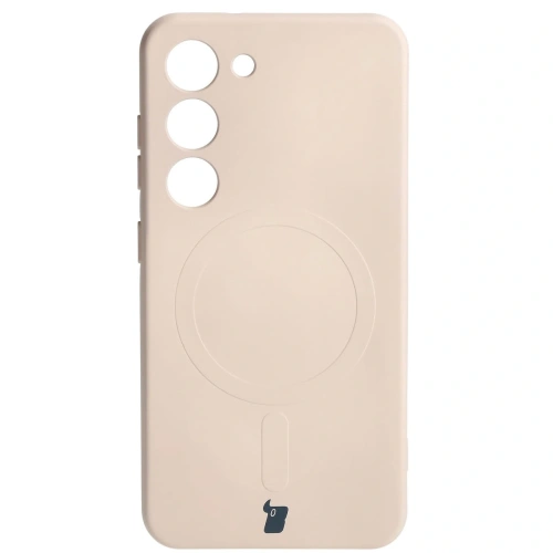 Kup Bizon Case Silikon Magnetic Samsung Galaxy S23 beige - BIZ3570 - {ean13} - Sklep Home Screen
