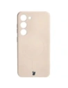 Kup Etui silikonowe z pierścieniem magnetycznym Bizon Case Silicone Magnetic do Samsung Galaxy S23 beżowe - BIZ3570 - {ean13} - Sklep Home Screen