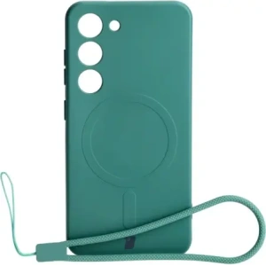 Kup Bizon Case Silikon Magnetic Samsung Galaxy S23 dunkelgrün - BIZ3573 - {ean13} - Sklep Home Screen