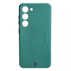 Kup Bizon Case Silikon Magnetic Samsung Galaxy S23 dunkelgrün - BIZ3573 - {ean13} - Sklep Home Screen