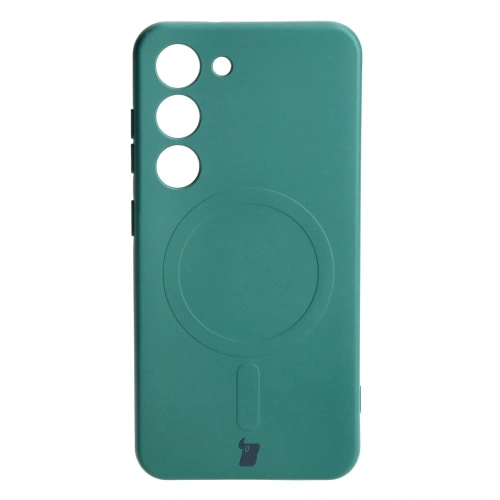 Kup Bizon Case Silikon Magnetic Samsung Galaxy S23 dunkelgrün - BIZ3573 - {ean13} - Sklep Home Screen