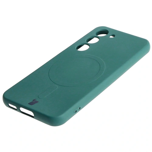 Kup Bizon Case Silikon Magnetic Samsung Galaxy S23 dunkelgrün - BIZ3573 - {ean13} - Sklep Home Screen