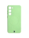 Kup Etui silikonové s magnetickým kroužkem Bizon Case Silicone Magnetic pro Samsung Galaxy S23 jasně zelené - BIZ3575 - {ean13} - Sklep Home Screen