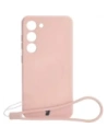Etui silikonové s magnetickým kroužkem Bizon Case Silicone Magnetic pro Samsung Galaxy S23 světle růžové