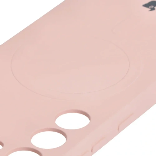 Kup Etui silikonowe z pierścieniem magnetycznym Bizon Case Silicone Magnetic do Samsung Galaxy S23 jasnoróżowe - BIZ3576 - {ean13} - Sklep Home Screen