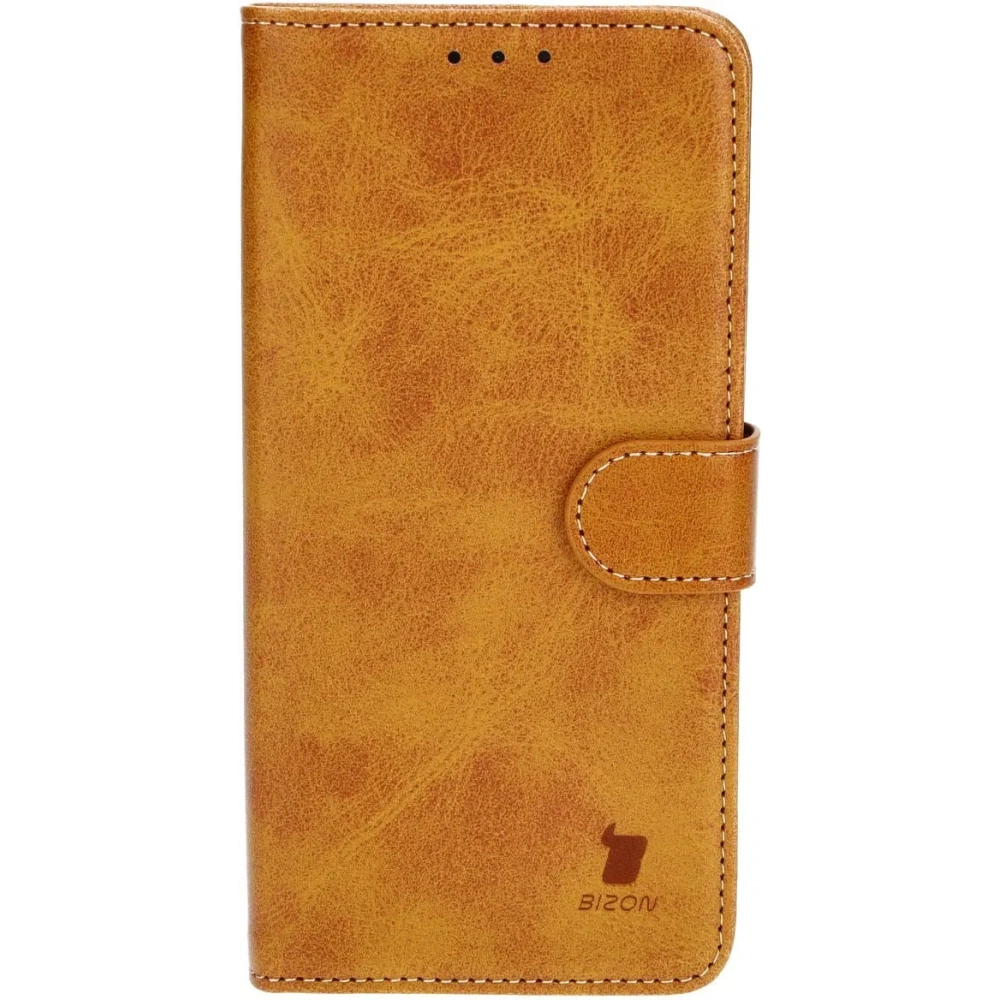 Etui z klapką Bizon Case Pocket do Samsung Galaxy S23 FE brązowe