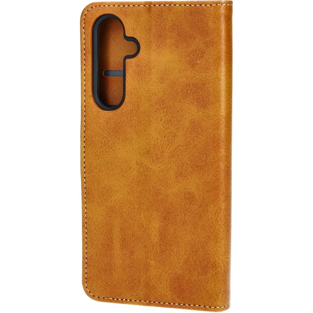 Etui z klapką Bizon Case Pocket do Samsung Galaxy S23 FE brązowe