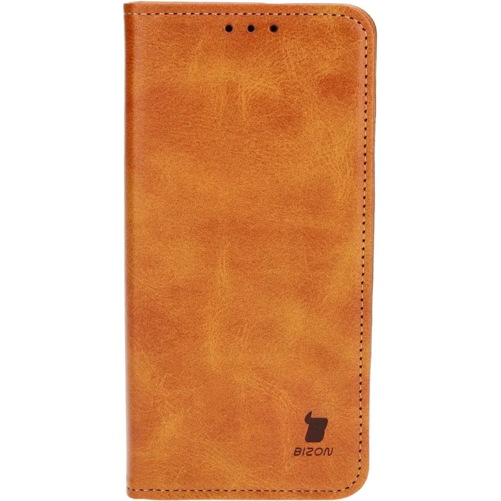 Etui z klapką Bizon Case Pocket Pro do Samsung Galaxy S23 FE brązowe