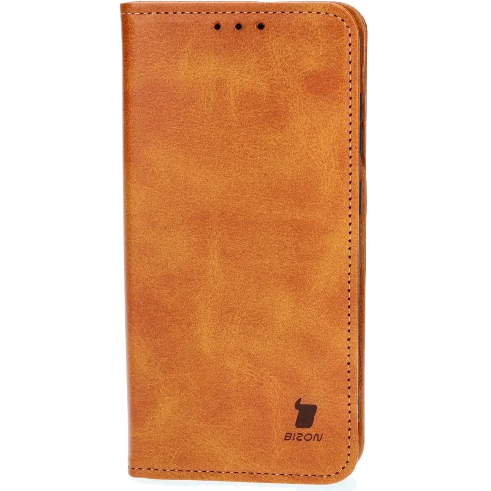 Etui z klapką Bizon Case Pocket Pro do Samsung Galaxy S23 FE brązowe