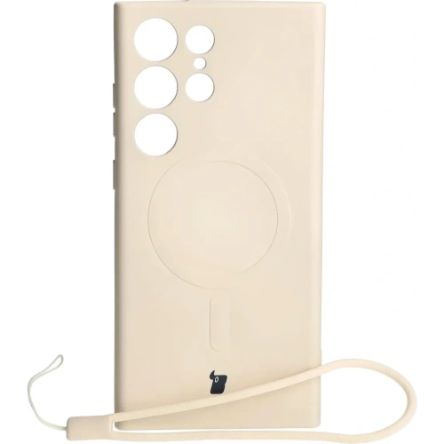 Buy Bizon Case Silicone Magnetic Samsung Galaxy S23 Ultra beige - BIZ3584 - {ean13} - Home Screen Store Europe