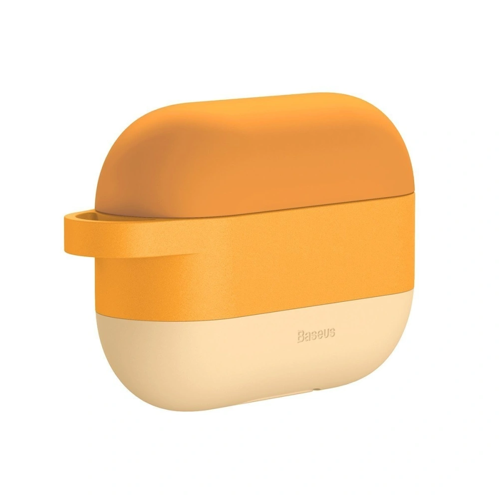 Etui silikonowe Baseus Cloud Hook ochronne na słuchawki Apple AirPods Pro (pomarańczowy)