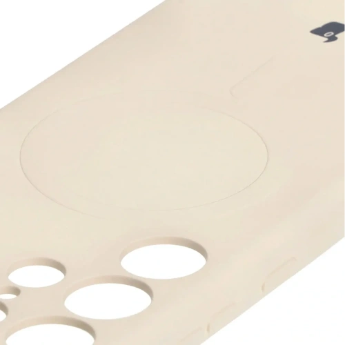 Kup Bizon Carcasa din Silicon Magnetic Samsung Galaxy S23 Ultra bej - BIZ3584 - {ean13} - Sklep Home Screen