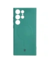 Kup Etui silikonové s magnetickým kroužkem Bizon Case Silicone Magnetic pro Samsung Galaxy S23 Ultra tmavě zelené - BIZ3586 - {ean13} - Sklep Home Screen