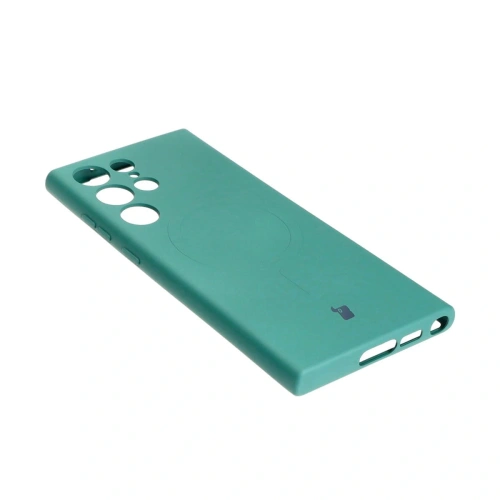 Kup Bizon Case Silicone Magnetic Samsung Galaxy S23 Ultra verde închis - BIZ3586 - {ean13} - Sklep Home Screen
