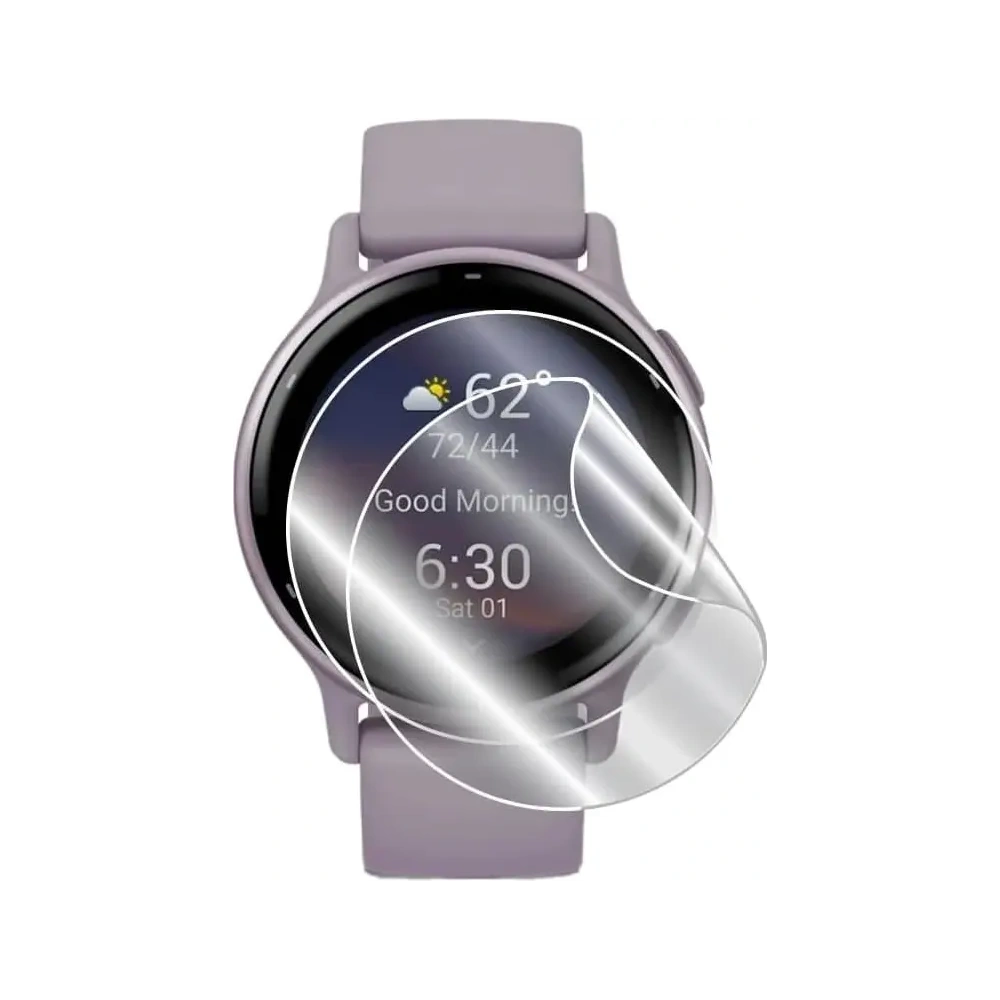 Folia hydrożelowa na ekran Bizon Glass Watch Hydrogel do Garmin Vivoactive 5 [2 PACK]