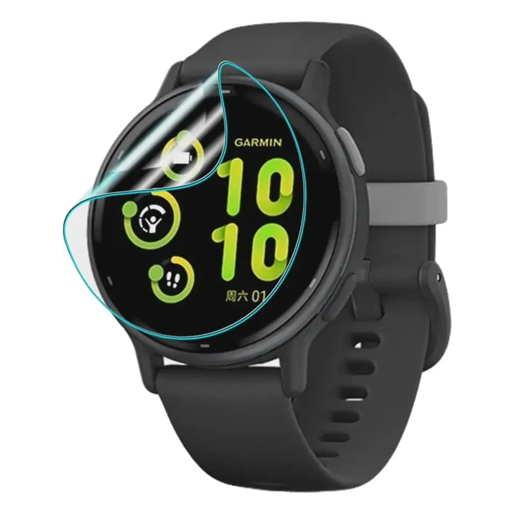 Folia hydrożelowa na ekran Bizon Glass Watch Hydrogel do Garmin Vivoactive 5 [2 PACK]