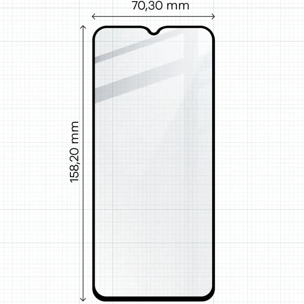 Szkło hartowane Bizon Glass Edge 2 do Oppo A38 czarne