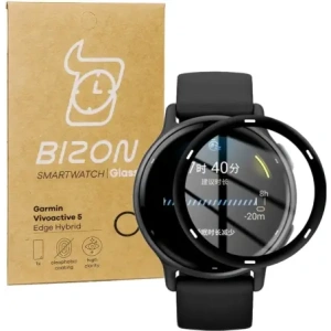 Kup Szkło hybrydowe Bizon Glass Watch Edge Hybrid do Garmin Vivoactive 5 czarne - BIZ3593 - {ean13} - Sklep Home Screen