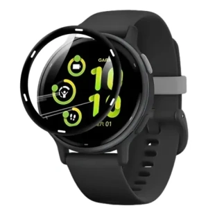 Buy Bizon Glass Watch Edge Hybrid Garmin Vivoactive 5 black - BIZ3593 - {ean13} - Home Screen Store Europe
