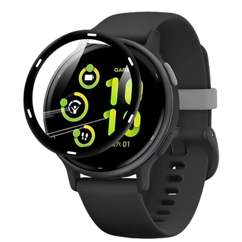 Kup Szkło hybrydowe Bizon Glass Watch Edge Hybrid do Garmin Vivoactive 5 czarne - BIZ3593 - {ean13} - Sklep Home Screen