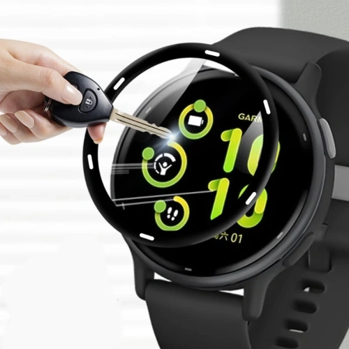 Kup Szkło hybrydowe Bizon Glass Watch Edge Hybrid do Garmin Vivoactive 5 czarne - BIZ3593 - {ean13} - Sklep Home Screen