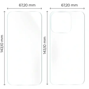 Kup Folia hydrożelowa na tył i przód Bizon Glass Hydrogel Pack do Apple iPhone 15 Pro - BIZ3597 - {ean13} - Sklep Home Screen